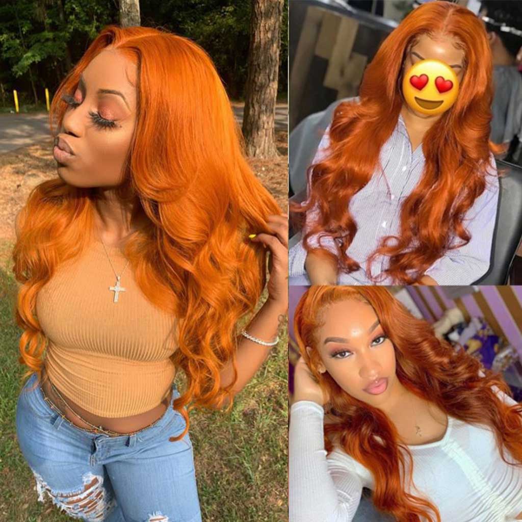 Ginger-lace-front-wig-for-black-women-preplucked-colored-frontal-wig