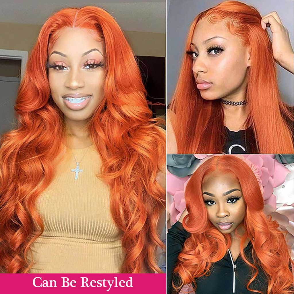 Transparent-lace-wig-Ginger-lace-front-wig-for-black-women-colored-frontal-wig